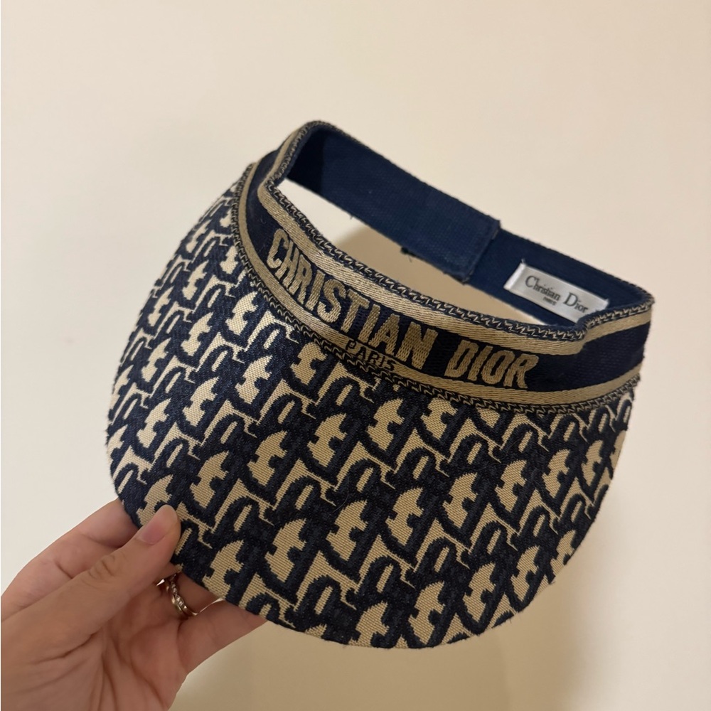 Dior Navy Visor Hat